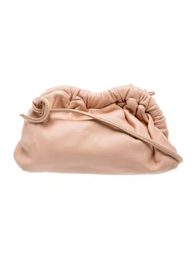 Pre-owned Mansur Gavriel Leather Shoulder Bag In Neutrals