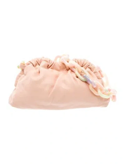 Pre-owned Mansur Gavriel Leather Shoulder Bag In Pink