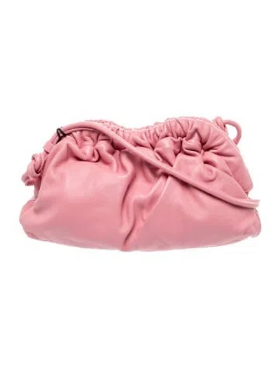 Pre-owned Mansur Gavriel Leather Shoulder Bag In Pink