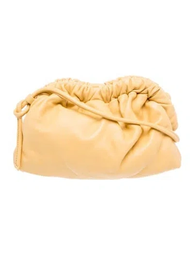 Pre-owned Mansur Gavriel Leather Shoulder Bag In Yellow