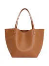 Mansur Gavriel Leather Tote Bag In Brown