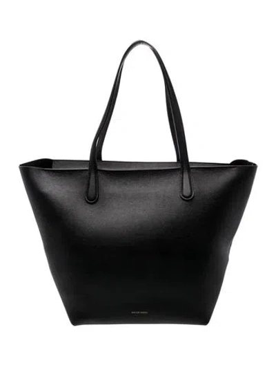 Pre-owned Mansur Gavriel Leather Tote In Black
