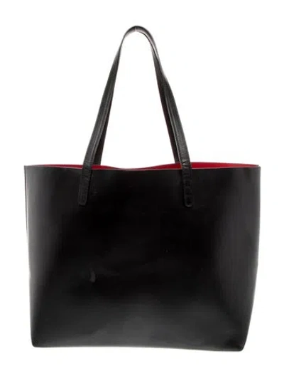 Pre-owned Mansur Gavriel Leather Tote In Black