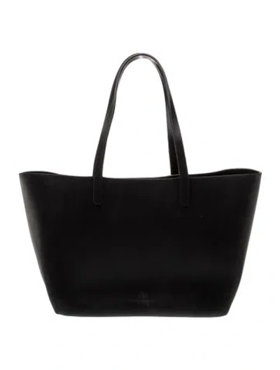 Pre-owned Mansur Gavriel Leather Tote In Black