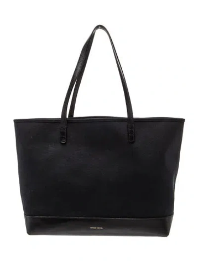 Pre-owned Mansur Gavriel Leather Tote In Black
