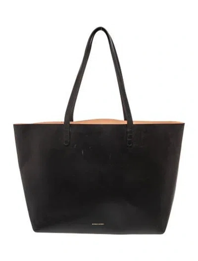 Pre-owned Mansur Gavriel Leather Tote In Black