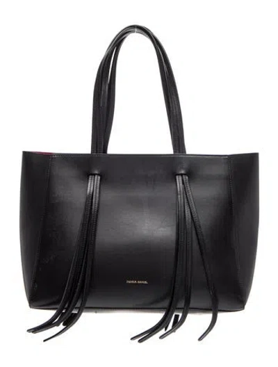 Pre-owned Mansur Gavriel Leather Tote In Black