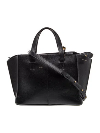 Pre-owned Mansur Gavriel Leather Tote In Black