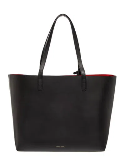 Pre-owned Mansur Gavriel Leather Tote In Black
