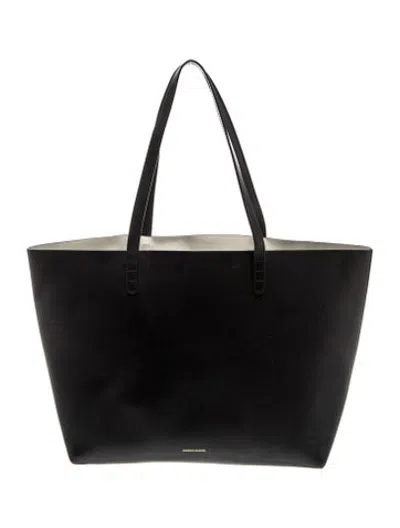 Pre-owned Mansur Gavriel Leather Tote In Black