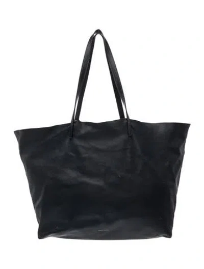 Pre-owned Mansur Gavriel Leather Tote In Blue