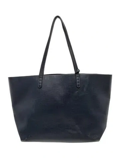 Pre-owned Mansur Gavriel Leather Tote In Blue