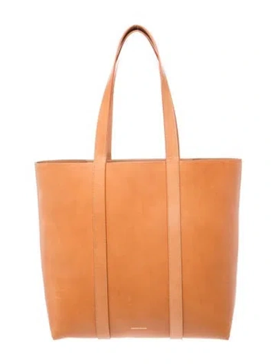 Pre-owned Mansur Gavriel Leather Tote In Brown