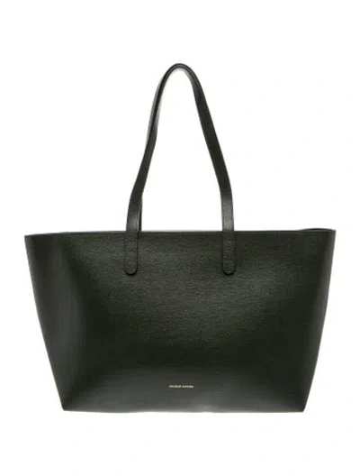 Pre-owned Mansur Gavriel Leather Tote In Green