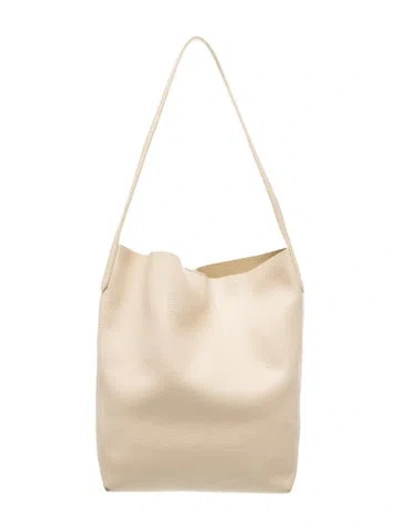 Pre-owned Mansur Gavriel Leather Tote In Neutrals