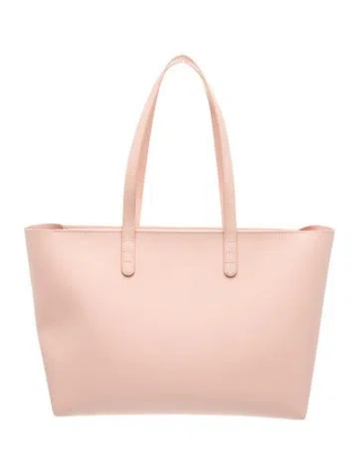 Pre-owned Mansur Gavriel Leather Tote In Pink