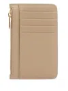 Mansur Gavriel Leather Wallet In Neutrals