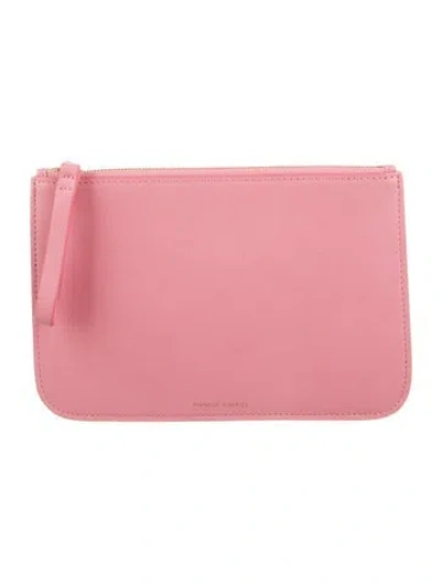Pre-owned Mansur Gavriel Leather Wallet In Pink