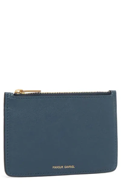 Mansur Gavriel Leather Zip Card Holder