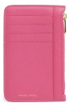 Mansur Gavriel Logo-stamp Leather Cardholder In Dolly