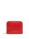 Mansur Gavriel Compact Zip Case In 红色