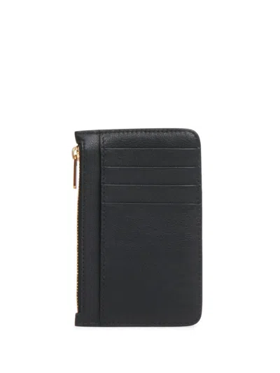Mansur Gavriel Kartenetui Mit Logo-stempel In Schwarz
