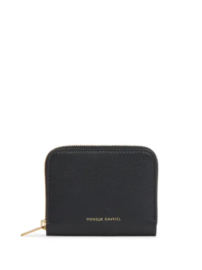 Mansur Gavriel Portemonnaie Mit Logo-stempel In Schwarz