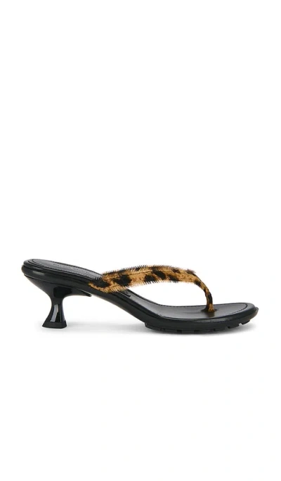 Mansur Gavriel Mari Sandal In Animal Print