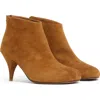 Mansur Gavriel Suede Leather Heeled Boots In Brown