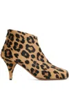 Mansur Gavriel Maria Leopard-print Boots In Multi