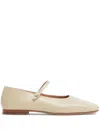 Mansur Gavriel Square Toe Mary Jane In Neutrals