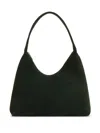 Mansur Gavriel Candy Suede Shoulder Bag In Grün