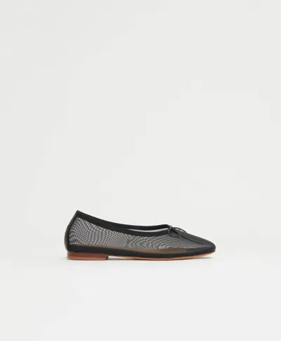 Mansur Gavriel Mesh Dream Ballerina In Black