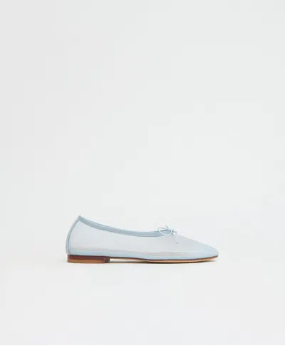 Mansur Gavriel Dream Mesh Ballerina Flat In Blue