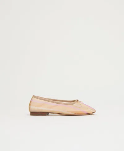 Mansur Gavriel Mesh Dream Ballerina In Pink
