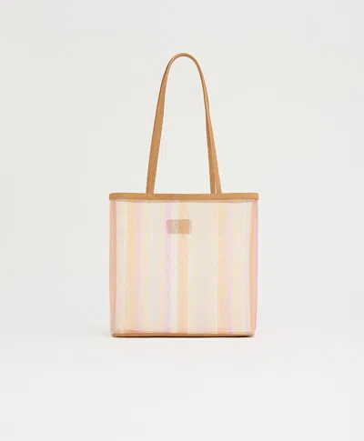 Mansur Gavriel Mesh Filo Tote In Orange