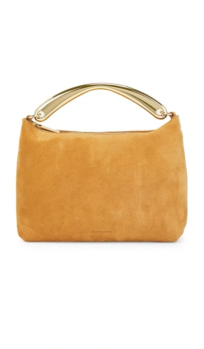 Mansur Gavriel Metal Hangle Hera Bag In Tan