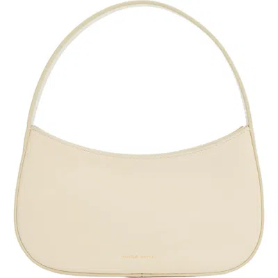 Mansur Gavriel Mini Bonbon Leather Shoulder Bag In Crema