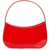 Mansur Gavriel Mini Bonbon Patent Leather Shoulder Bag In Flamma