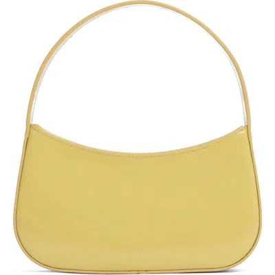 Mansur Gavriel Mini Bonbon Patent Leather Shoulder Bag In Yellow