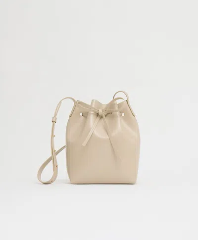 Mansur Gavriel Mini Bucket Bag In Gray