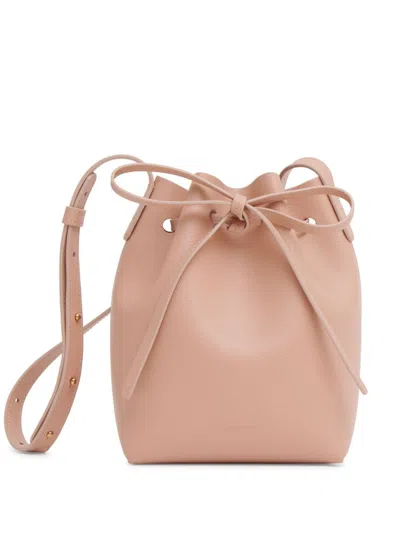 Mansur Gavriel Mini Bucket Bag In Pink