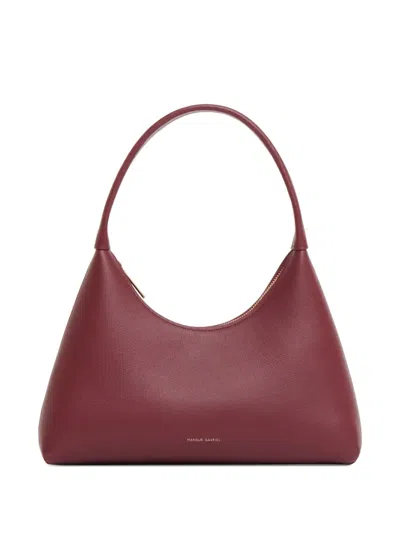 Mansur Gavriel Mini Candy Leather Shoulder Bag In Red