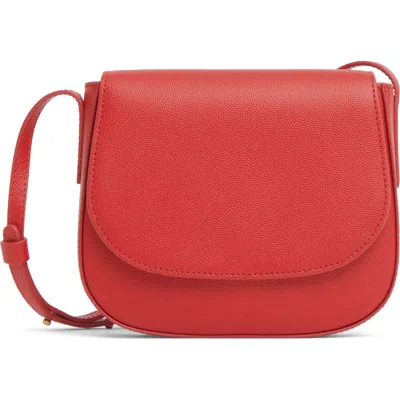 Mansur Gavriel Mini Classic Saddle Crossbody Bag In Flamma