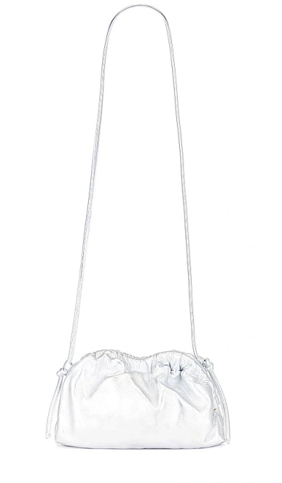 Mansur Gavriel Mini Cloud Clutch In 银色