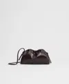 Mansur Gavriel Mini Cloud Clutch In Aubergine Naplak
