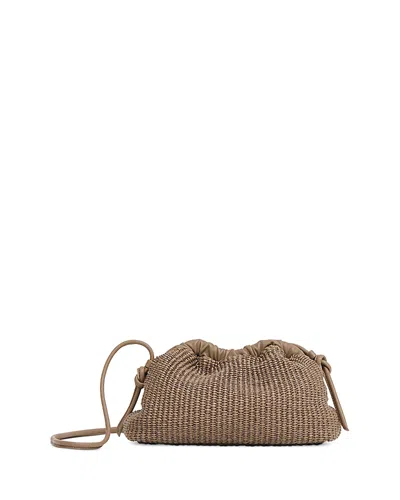 Mansur Gavriel Mini Cloud Clutch In Brown