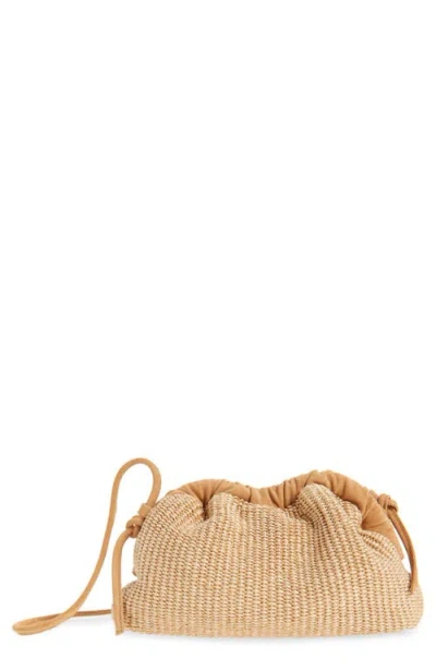 Mansur Gavriel Mini Cloud Clutch In Brown