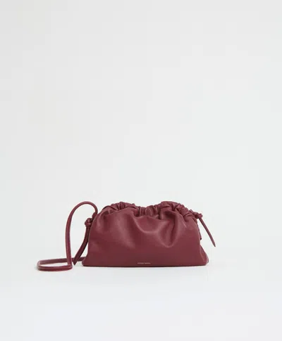 Mansur Gavriel Mini Cloud Clutch In Burgundy