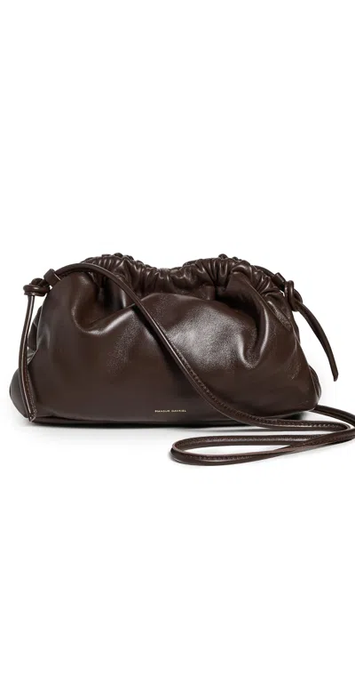 Mansur Gavriel Mini Cloud Clutch Chocolate